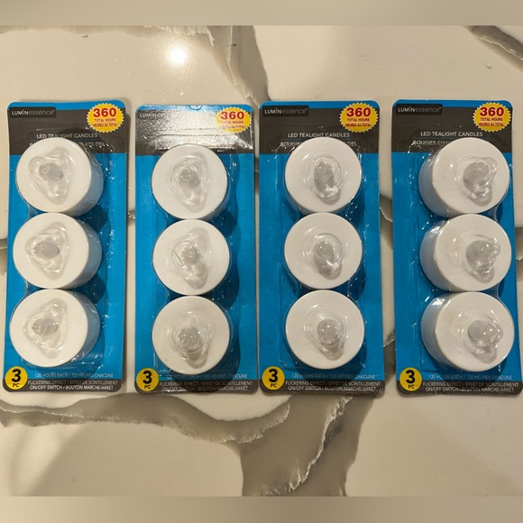 Brand New LED Tealight Candles by LUMINessence - Picture 1 of 3